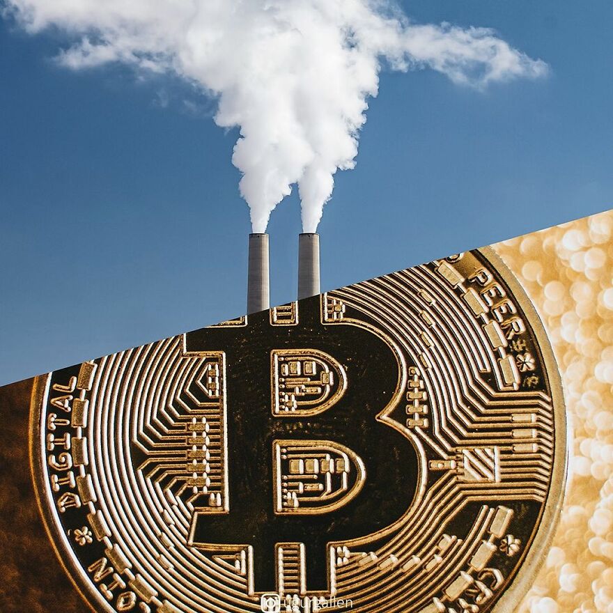 I Show The Contrast Between The Two Worlds That We Currently Live In By Combining Photos