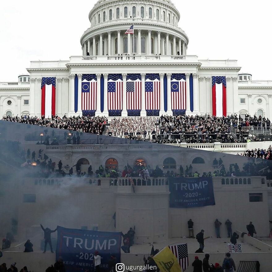 I Show The Contrast Between The Two Worlds That We Currently Live In By Combining Photos