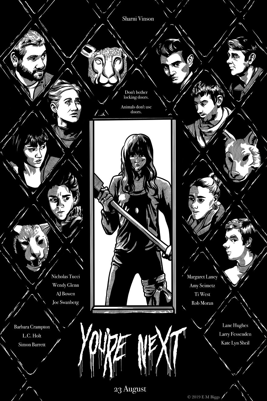 I Reimagined And Illustrated 6 Movie Posters From My Favorite Films I Reimagined And Illustrated 6 Movie Posters From My Favorite Films