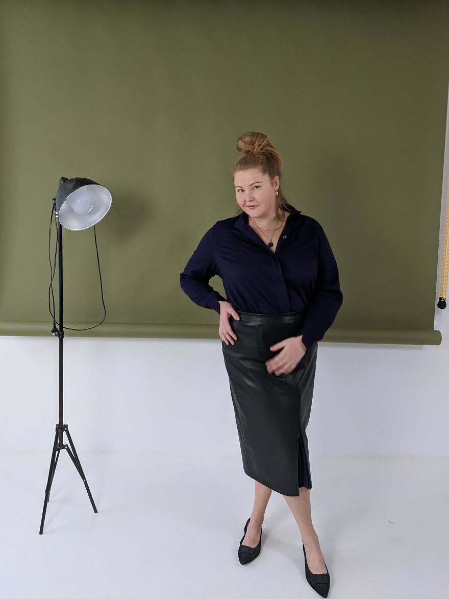 Combination With A Pencil Skirt On Top