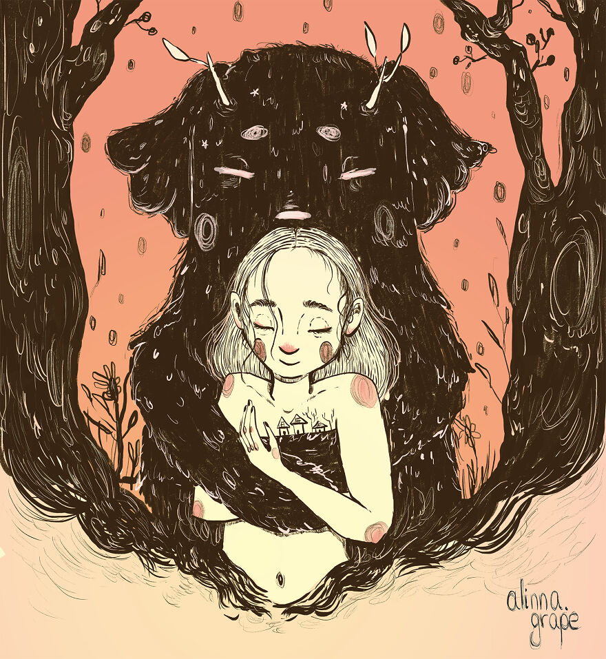 I Made Digital Illustrations Inspired By Inner Growth