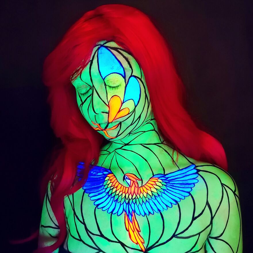 2021 February – Stained Glass Parrot