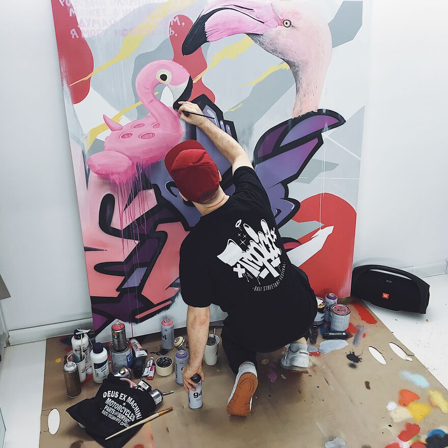 I Paint And I Had A First Personal Exhibition