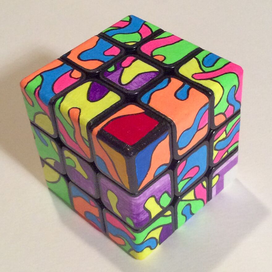 Scrambled Neon Invasion