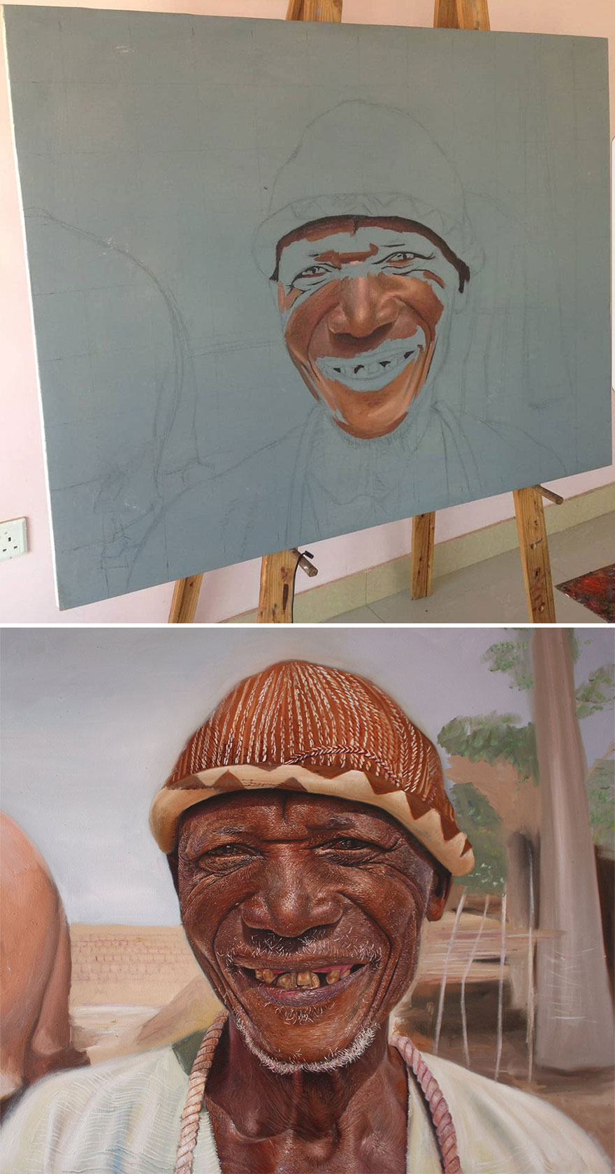 Sketch vs. Final Artwork