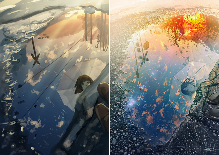 Sketch vs. Final Artwork