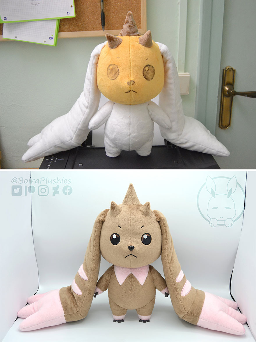 Sketch vs. Final Artwork