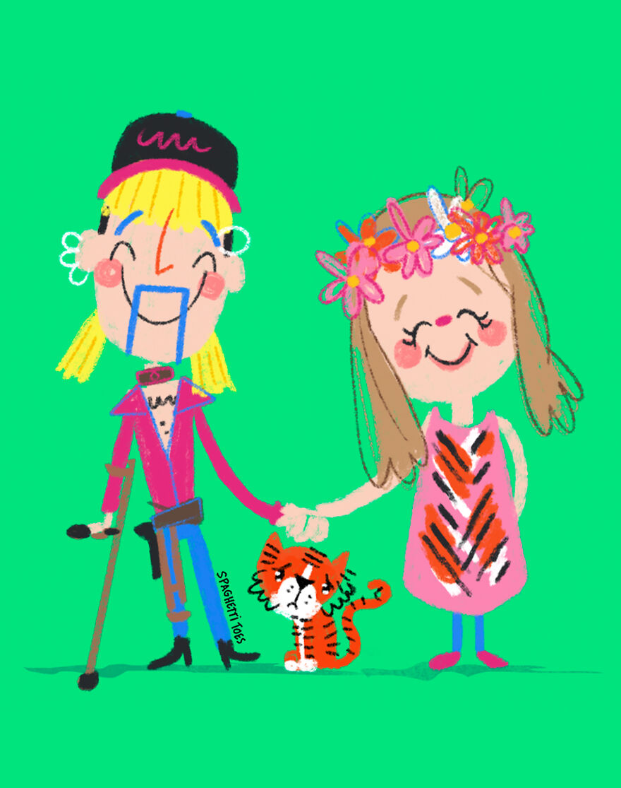 Joe Exotic And Carol Baskin From "Tiger King"