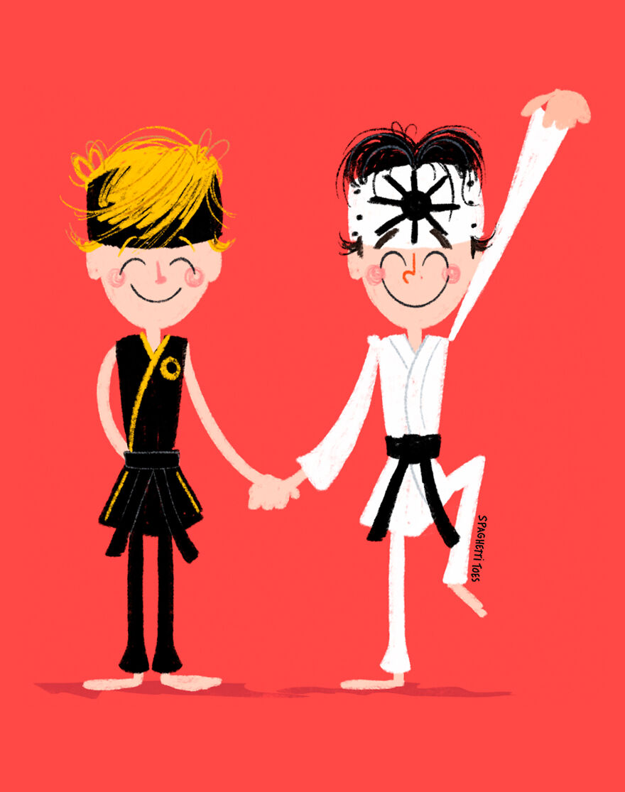 Johnny And Daniel From "Karate Kid"