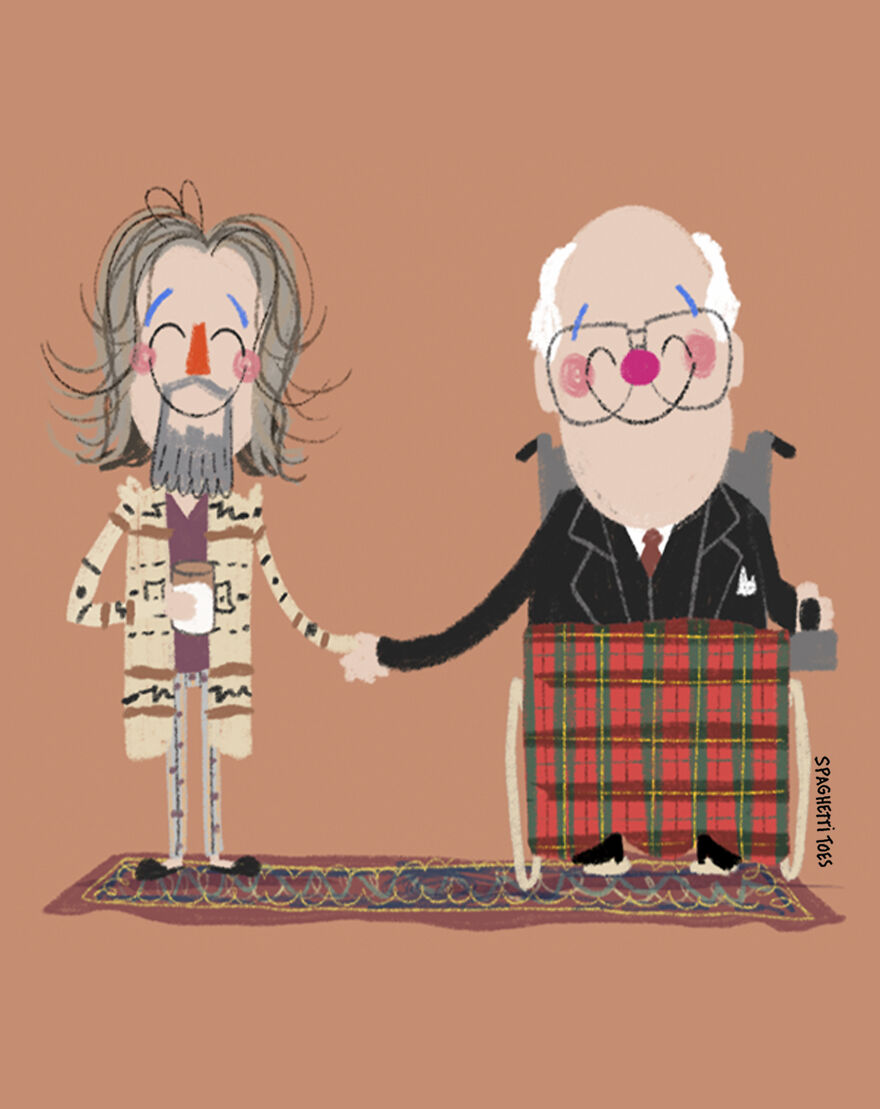 Lebowski And Lebowski From "The Big Lebowski"