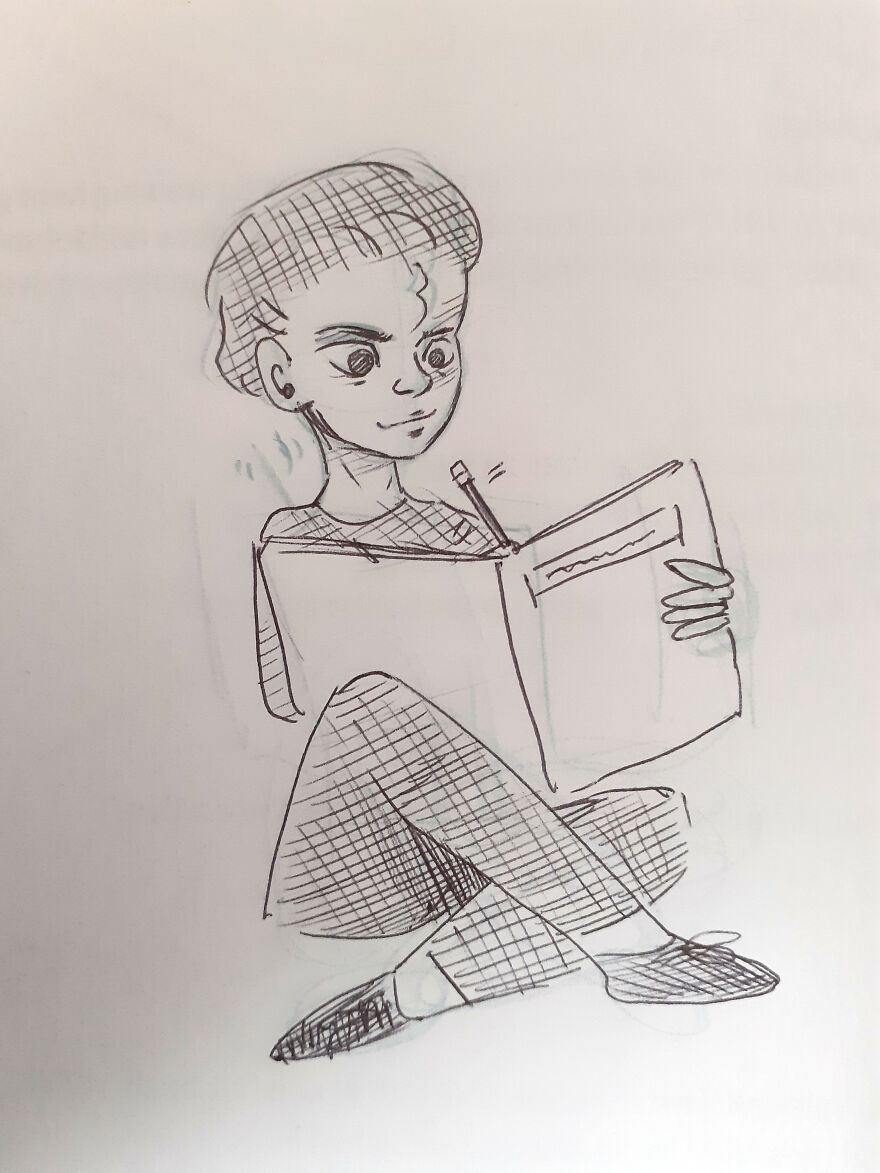 Little Boy Writing :)