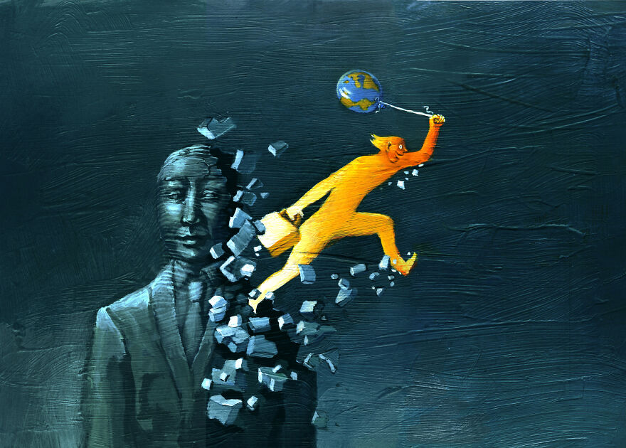 Magic Realism Illustrations Created By A Social Health Worker From A Small Italian Town (64 New Pics)