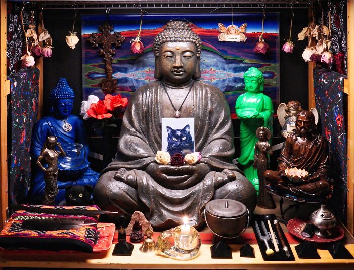 My Meditation Altar As Of This Morning