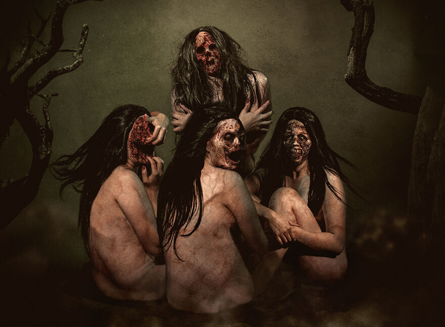 Lorena Torres Martell "Coven". 2021 Digitally Manipulated Photograph