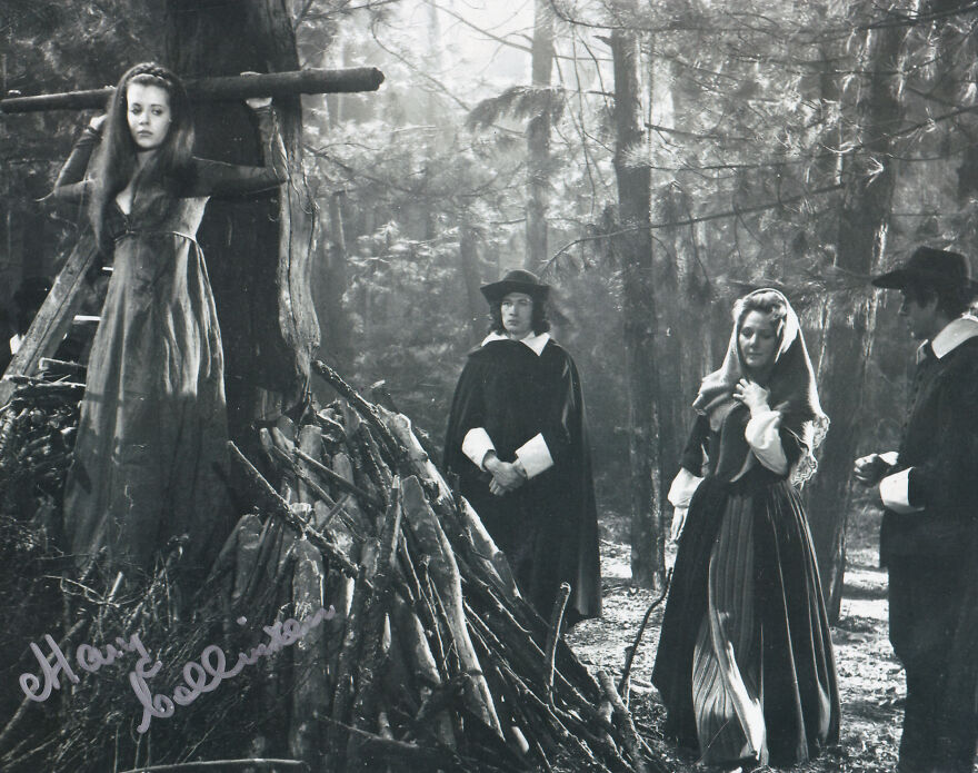 Signed Ex-Playmate Mary Collinson "Twins Of Evil" Hammer Films 1971