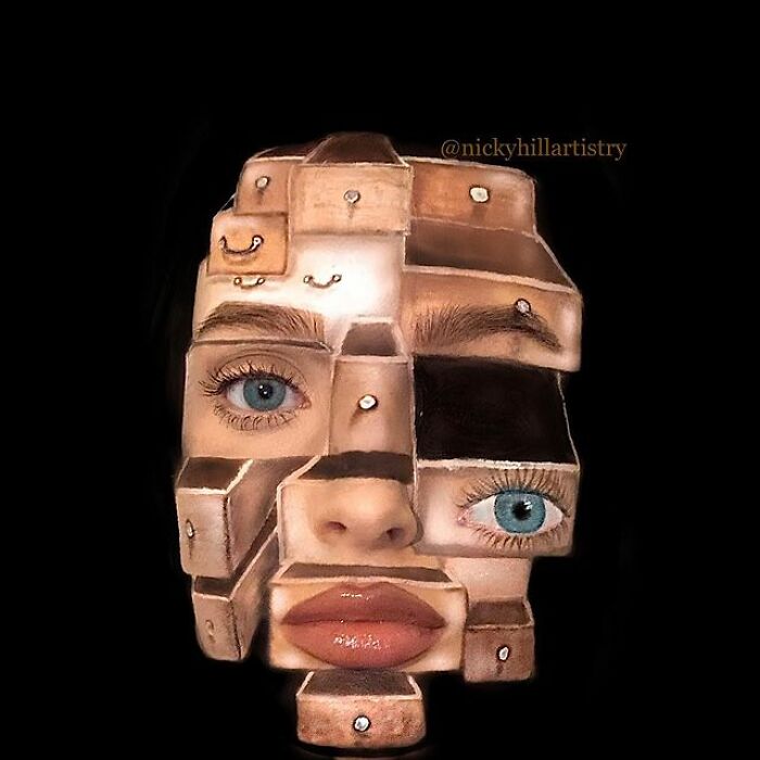 This Self-Taught Makeup Artist Transforms Herself Into Famous People And Psychedelic Creatures (57 Pics)