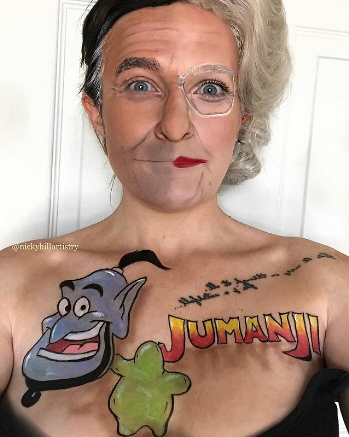 This Self-Taught Makeup Artist Transforms Herself Into Famous People And Psychedelic Creatures (57 Pics)