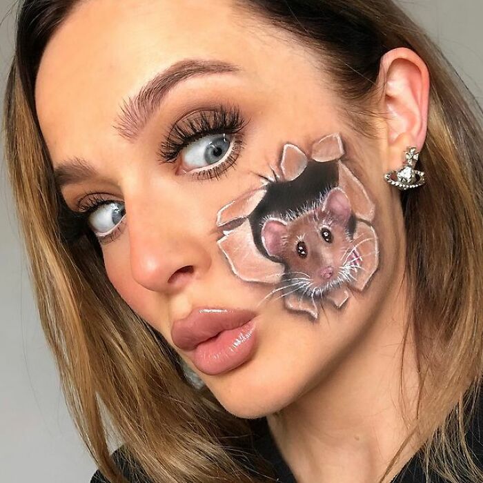 This Self-Taught Makeup Artist Transforms Herself Into Famous People And Psychedelic Creatures (57 Pics)