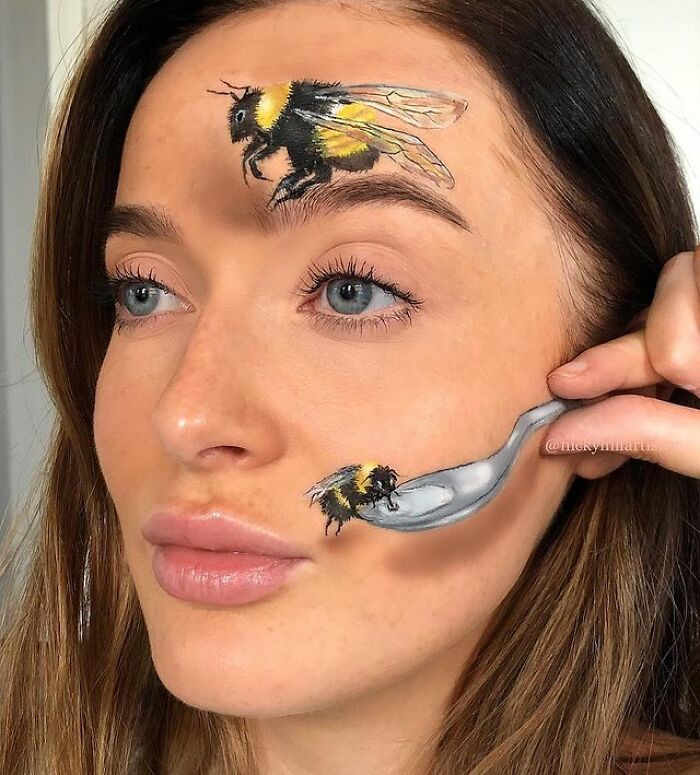 This Self-Taught Makeup Artist Transforms Herself Into Famous People And Psychedelic Creatures (57 Pics)