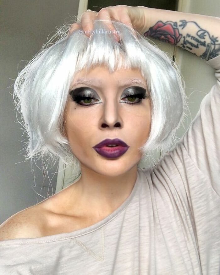 This Self-Taught Makeup Artist Transforms Herself Into Famous People And Psychedelic Creatures (57 Pics)