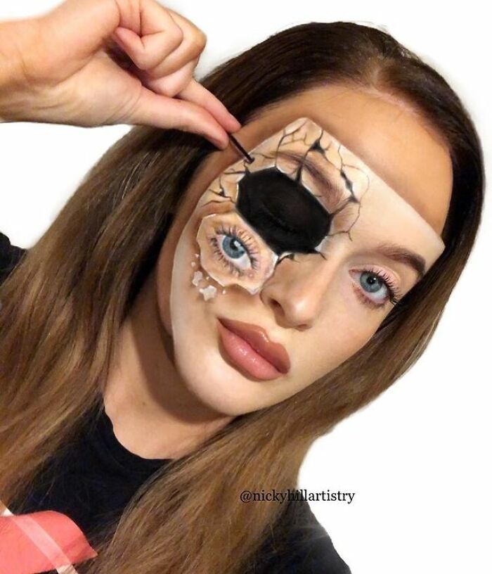 This Self-Taught Makeup Artist Transforms Herself Into Famous People And Psychedelic Creatures (57 Pics)