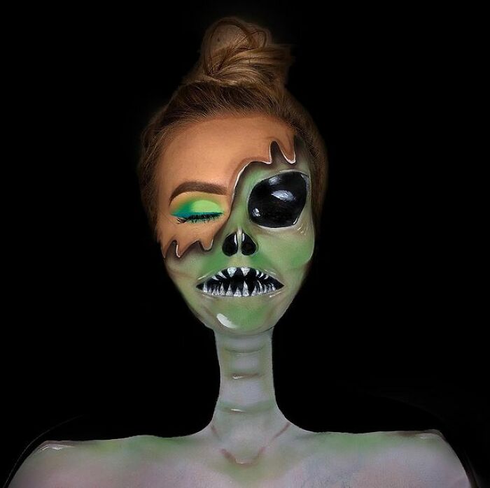 This Self-Taught Makeup Artist Transforms Herself Into Famous People And Psychedelic Creatures (57 Pics)