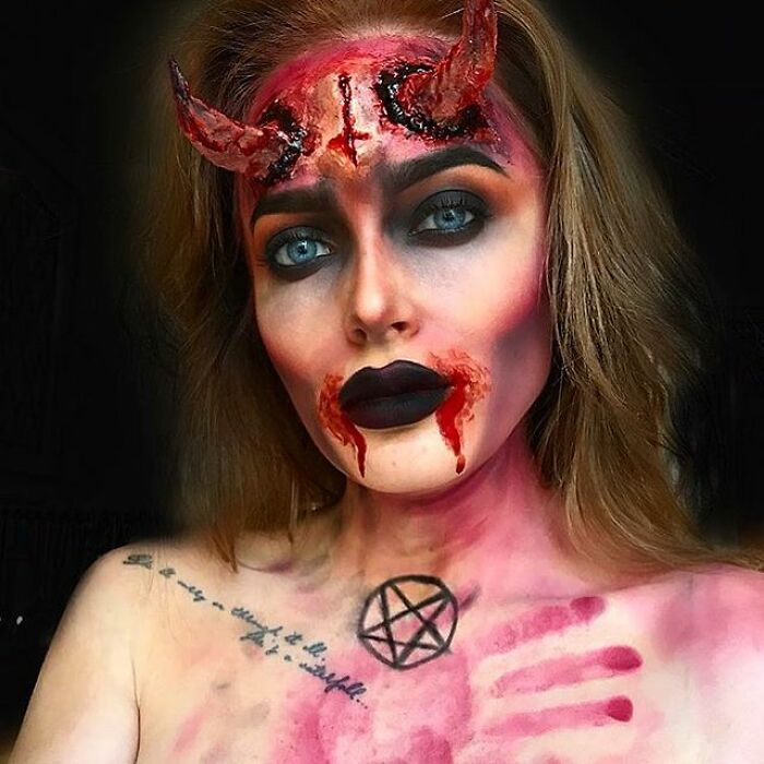 This Self-Taught Makeup Artist Transforms Herself Into Famous People And Psychedelic Creatures (57 Pics)