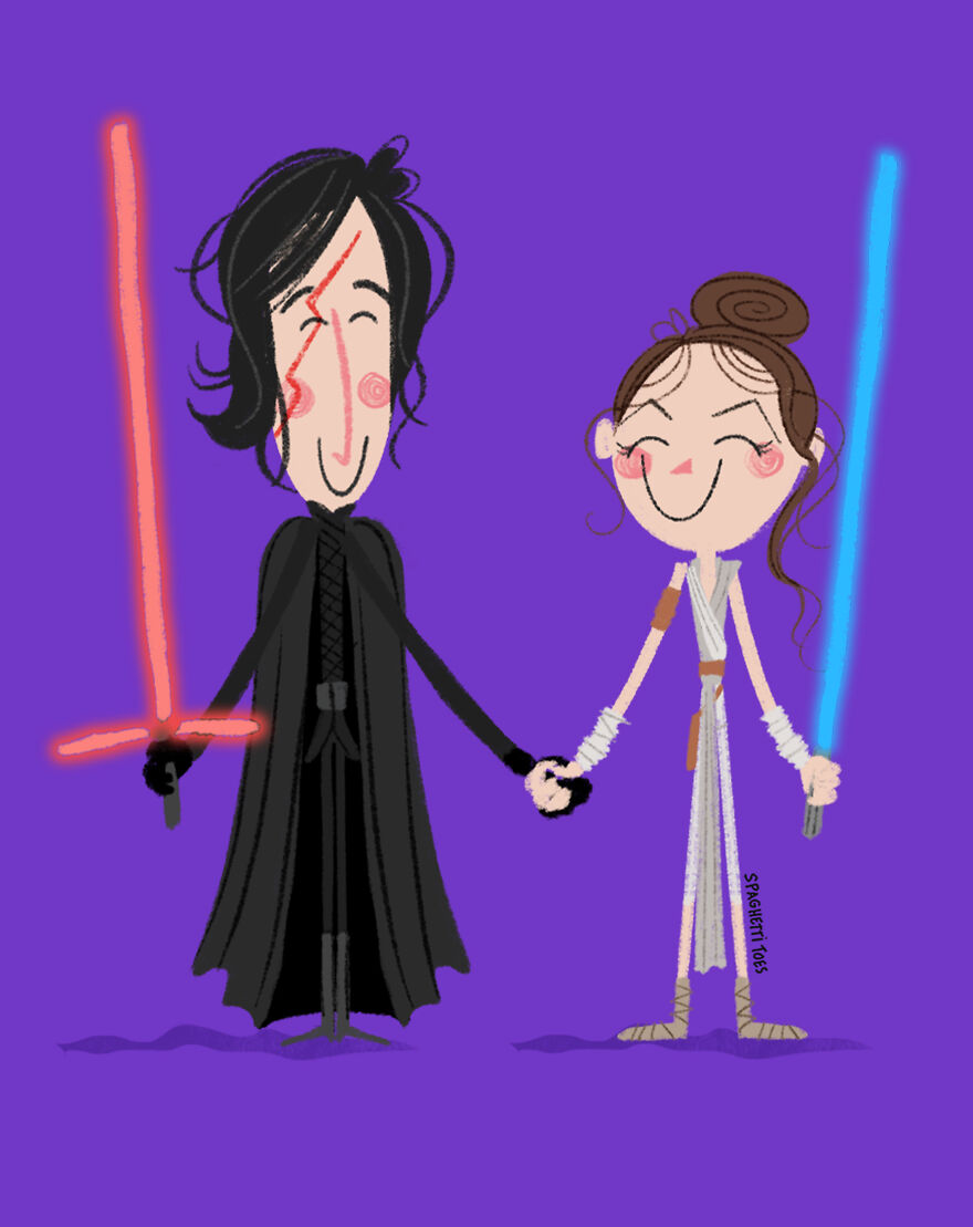 Kylo Ren And Rey
