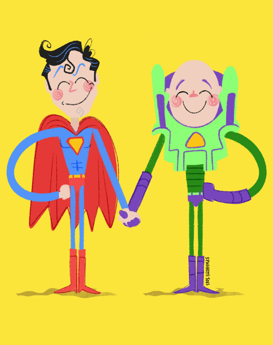 Superman And Lex Luthor