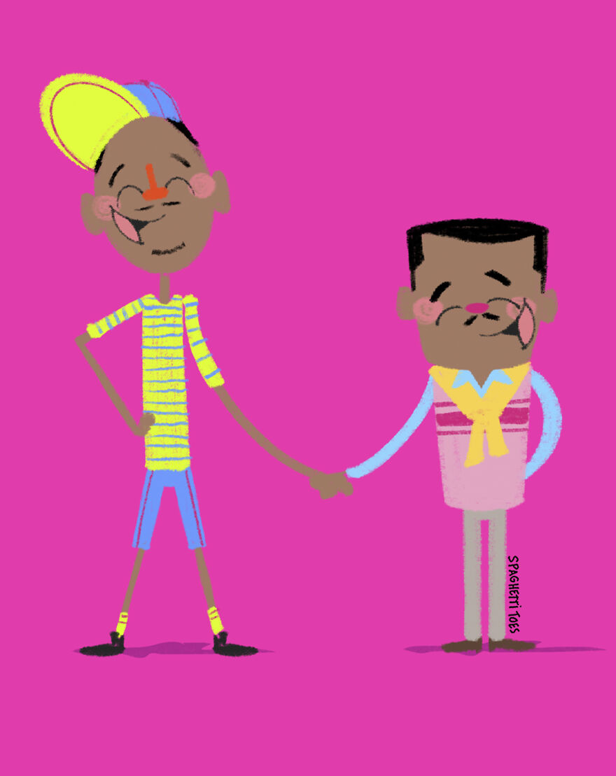 Will And Carlton From "The Fresh Prince Of Bel Air"