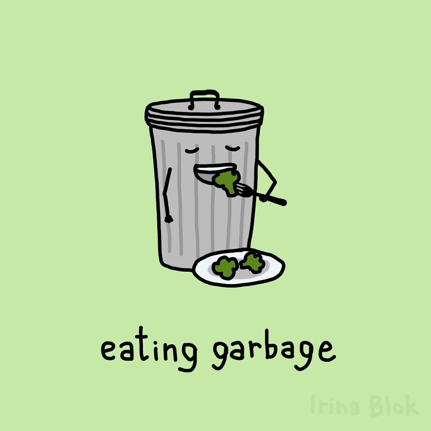 Eating Garbage