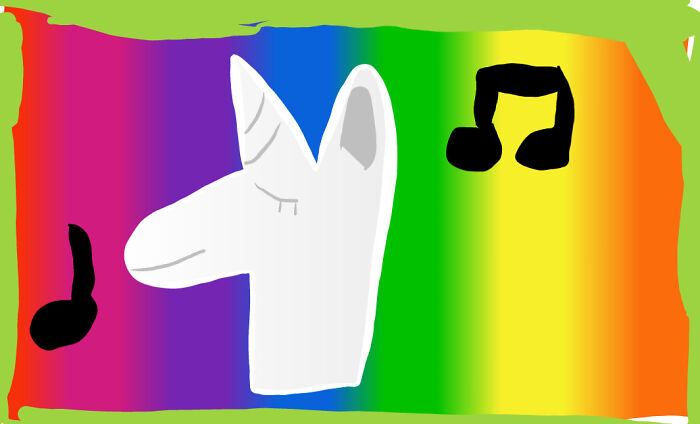 Musical Rainbow Uni I Drew