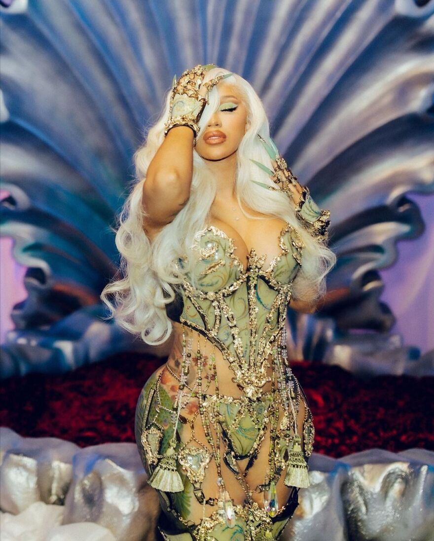 Cardi B Wore My Handmade Porcelain Costume In Her New Video 'Up' Cardi B Wore My Handmade Porcelain Costume In Her New Video 'Up'