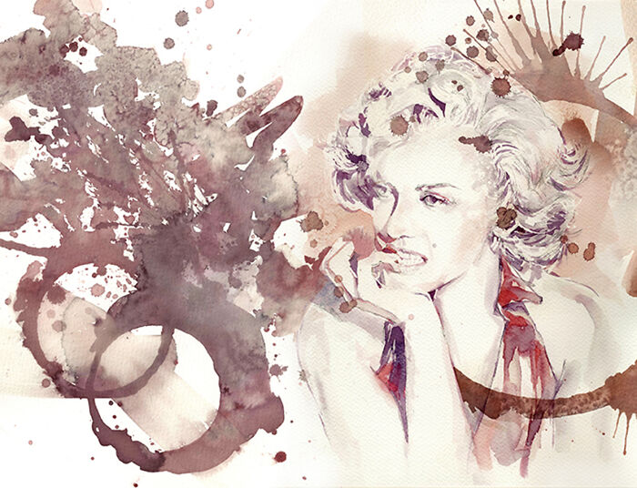 Serbian Artist Sanja Jankovic Turns Wine Into Art