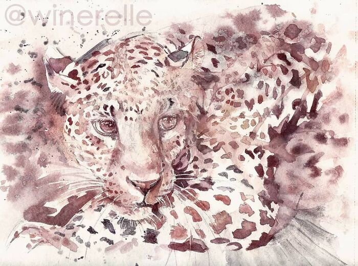 Serbian Artist Sanja Jankovic Turns Wine Into Art