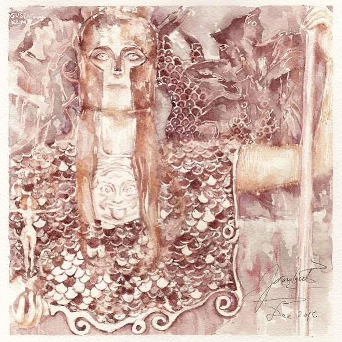 Serbian Artist Sanja Jankovic Turns Wine Into Art