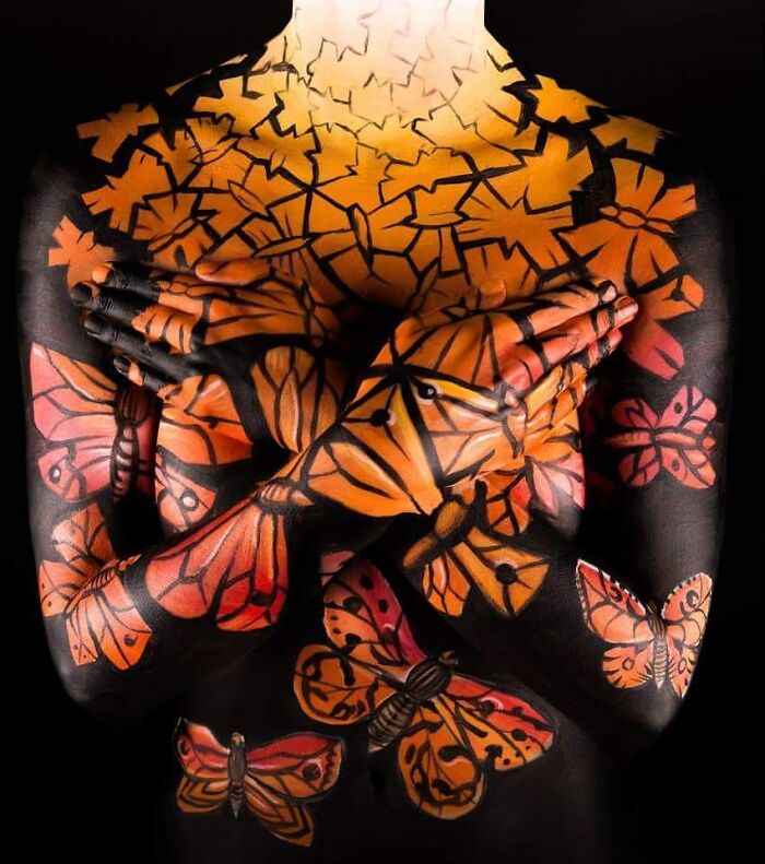 The Animals Painted On This Artist's Contorted Models Will Stir Your Mind