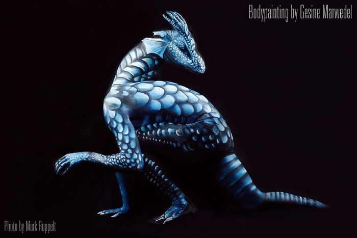 The Animals Painted On This Artist's Contorted Models Will Stir Your Mind