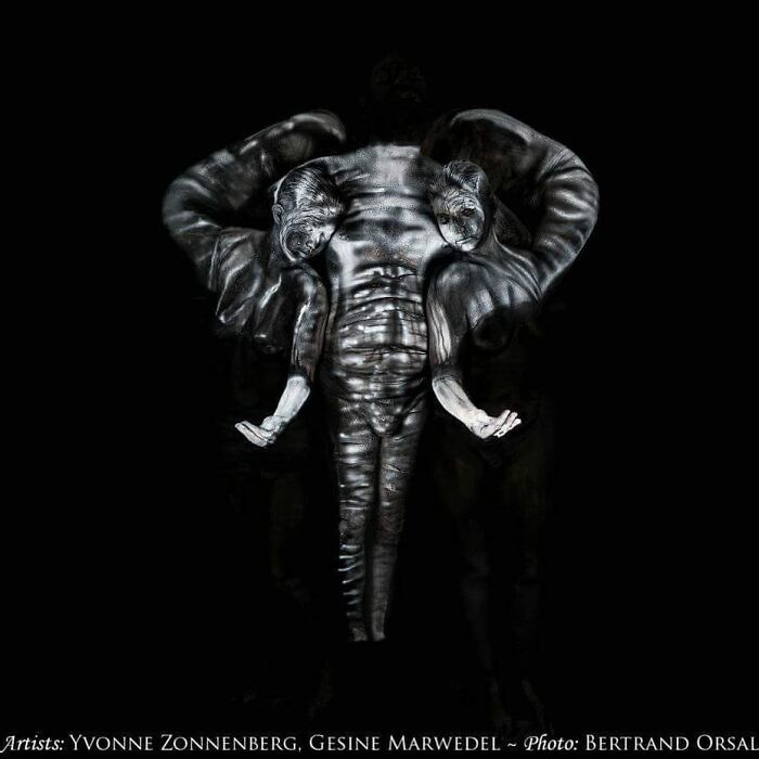 The Animals Painted On This Artist's Contorted Models Will Stir Your Mind