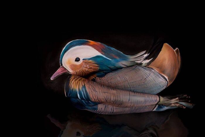 The Animals Painted On This Artist's Contorted Models Will Stir Your Mind