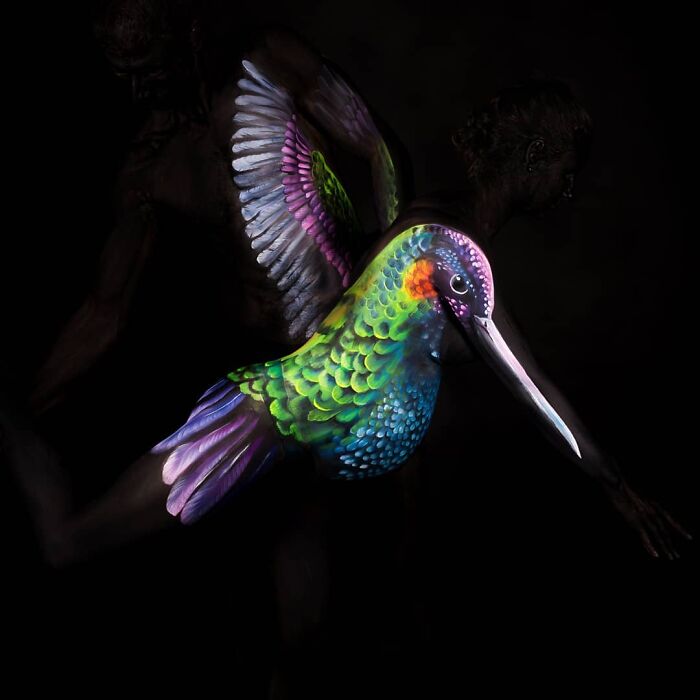 The Animals Painted On This Artist's Contorted Models Will Stir Your Mind