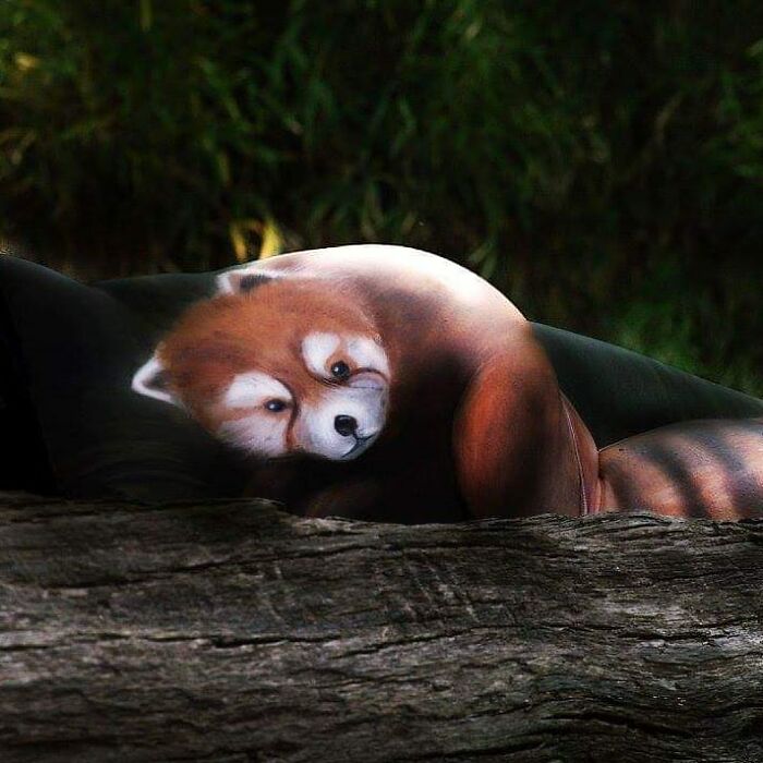 The Animals Painted On This Artist's Contorted Models Will Stir Your Mind