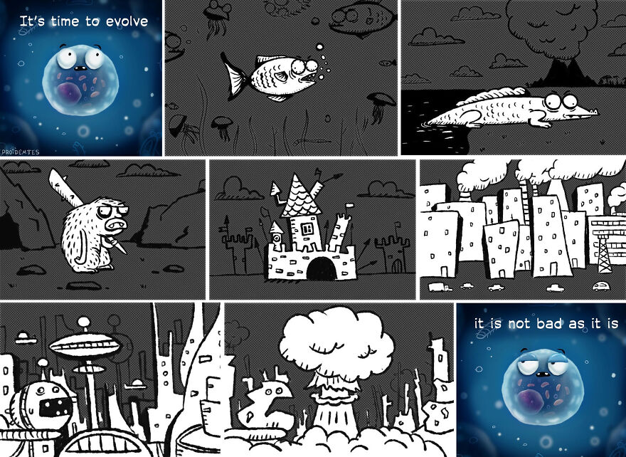 When Somebody Says That I Have To Evolve