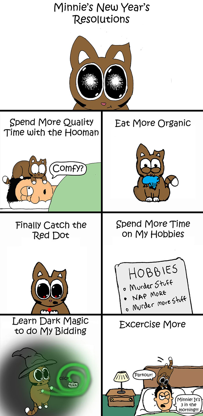 This Artist Makes Fun Comics That Cat Owners Will Understand Very Well