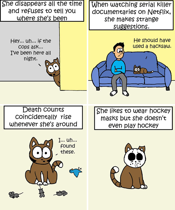 This Artist Makes Fun Comics That Cat Owners Will Understand Very Well