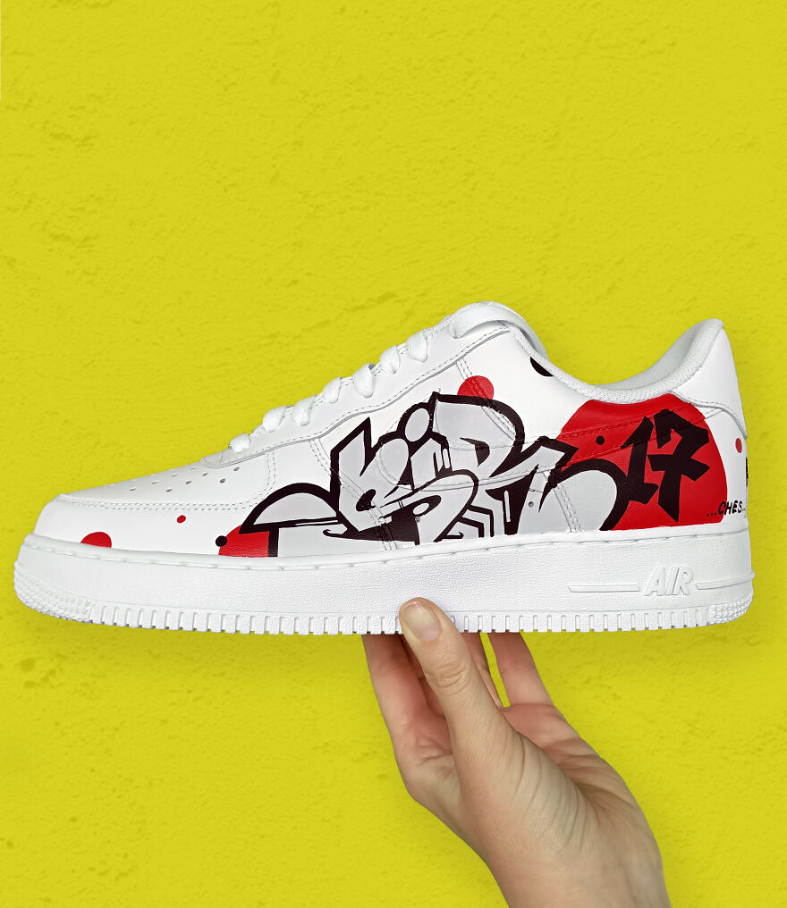 Drawing On Sneakers "Sir"