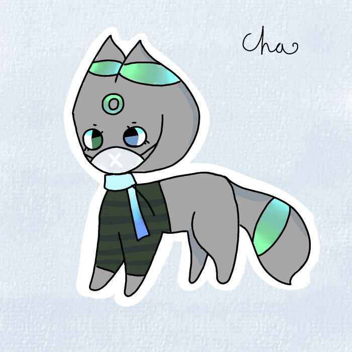 Drawing From Last Year, I Actually Don't Mind It For Once. Side Note, That's My Friend 'S Character And Not Mine.