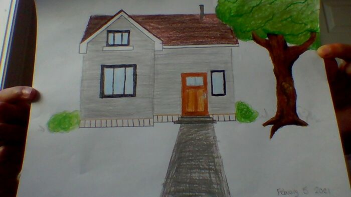 Im Proud Of The Tree Trunk I Did. I Had To Attach The Whole Picture Because Of The Rules But If You Zoom In You Can Probably See The Tree Trunk Better