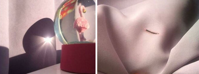 My Snowglobe Acted As A Magnifying Glass And Burnt A Line Into My Curtain