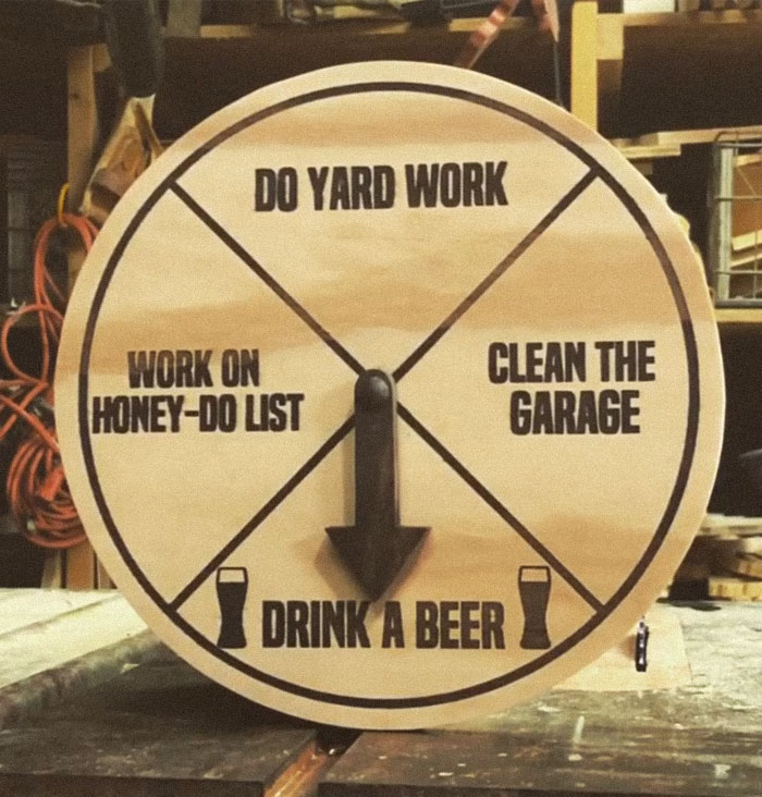I Made A Chore Wheel